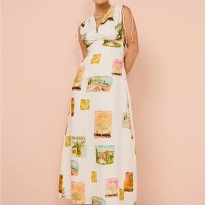 NWT Roame Gables Maxi Dress in Desert Vista - Vacation Summer National Parks